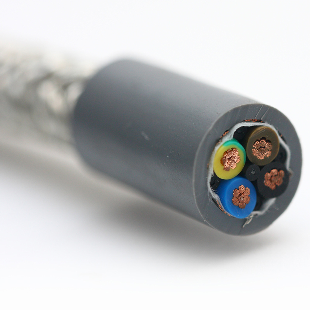 JQR-256P PUR Robot Cable, Full Copper Shielding