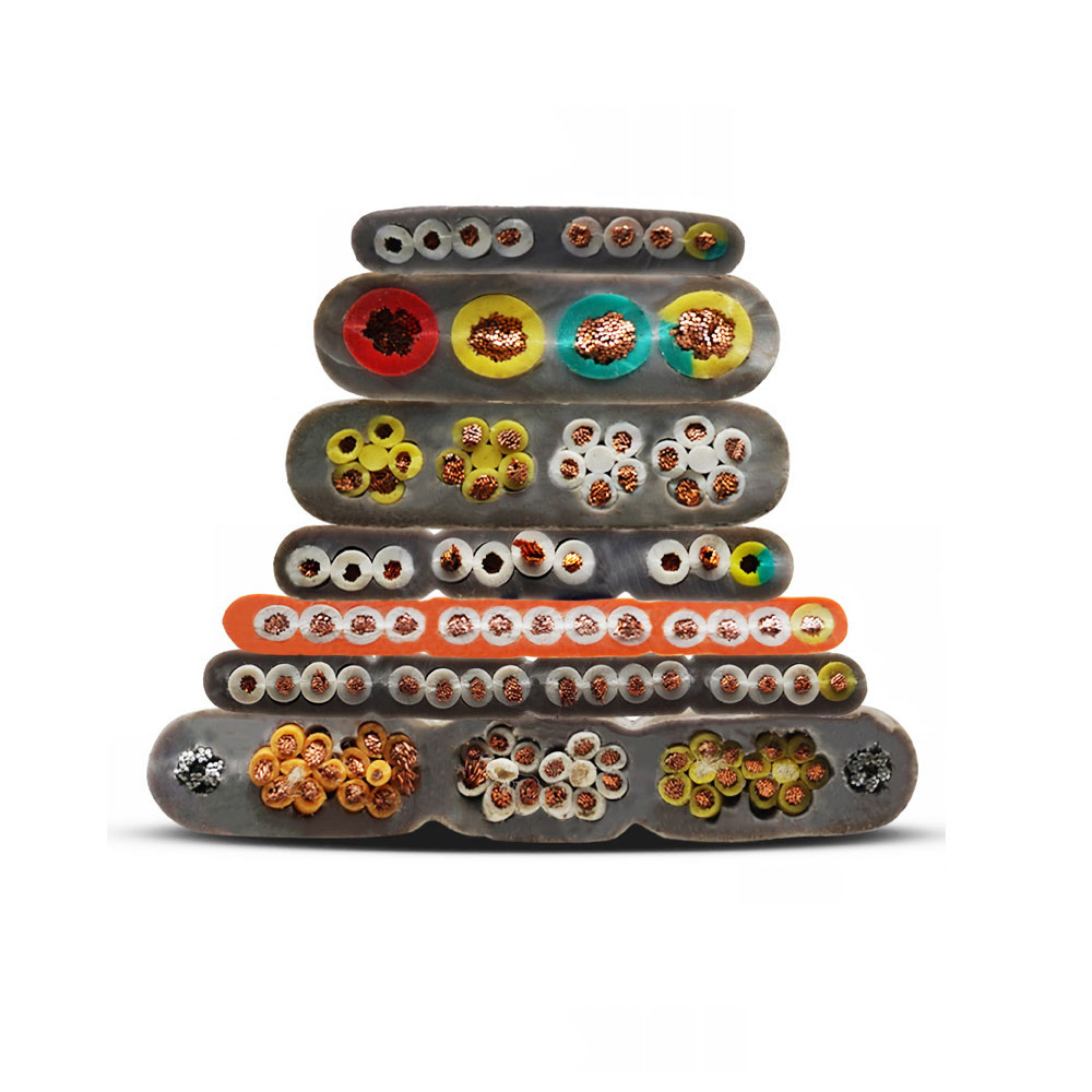 TVVBS Flexible and durable structure Elevator Traveling Flat Cable