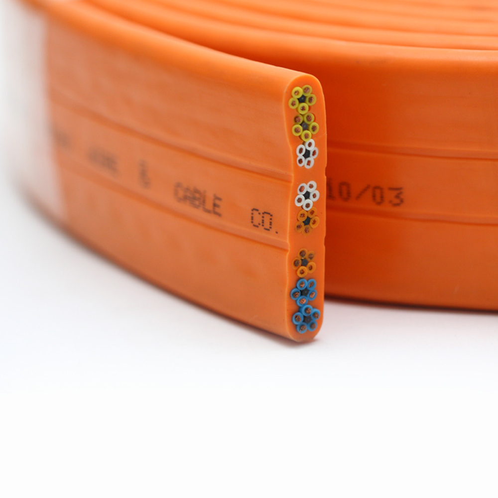 TVVB Mechanical protection reinforcement Elevator Traveling Flat Cable