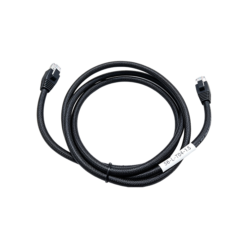 S6-L-T04-1.5 Braided Shielded Industrial Ethernet Cable